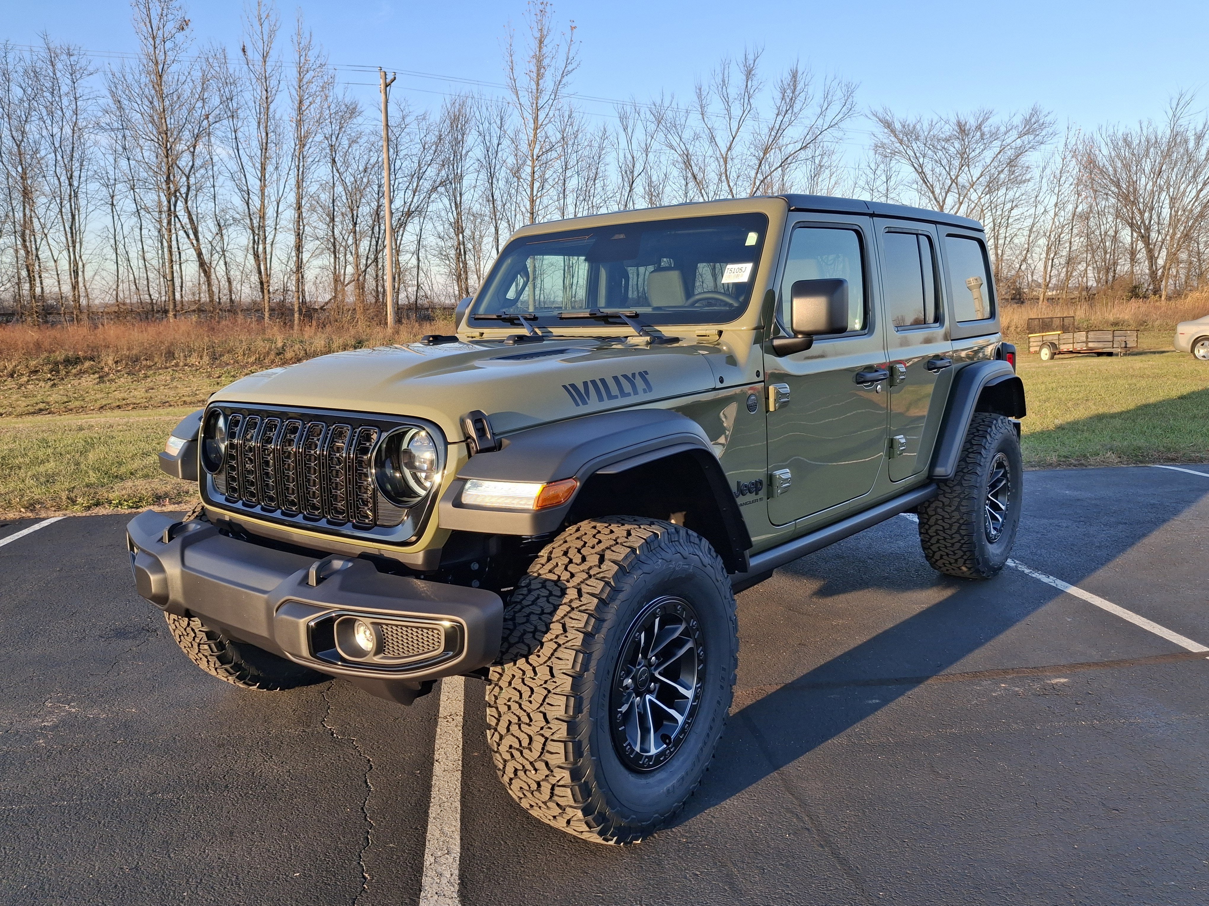 2026 Jeep 4 Dr Wrangler Willys