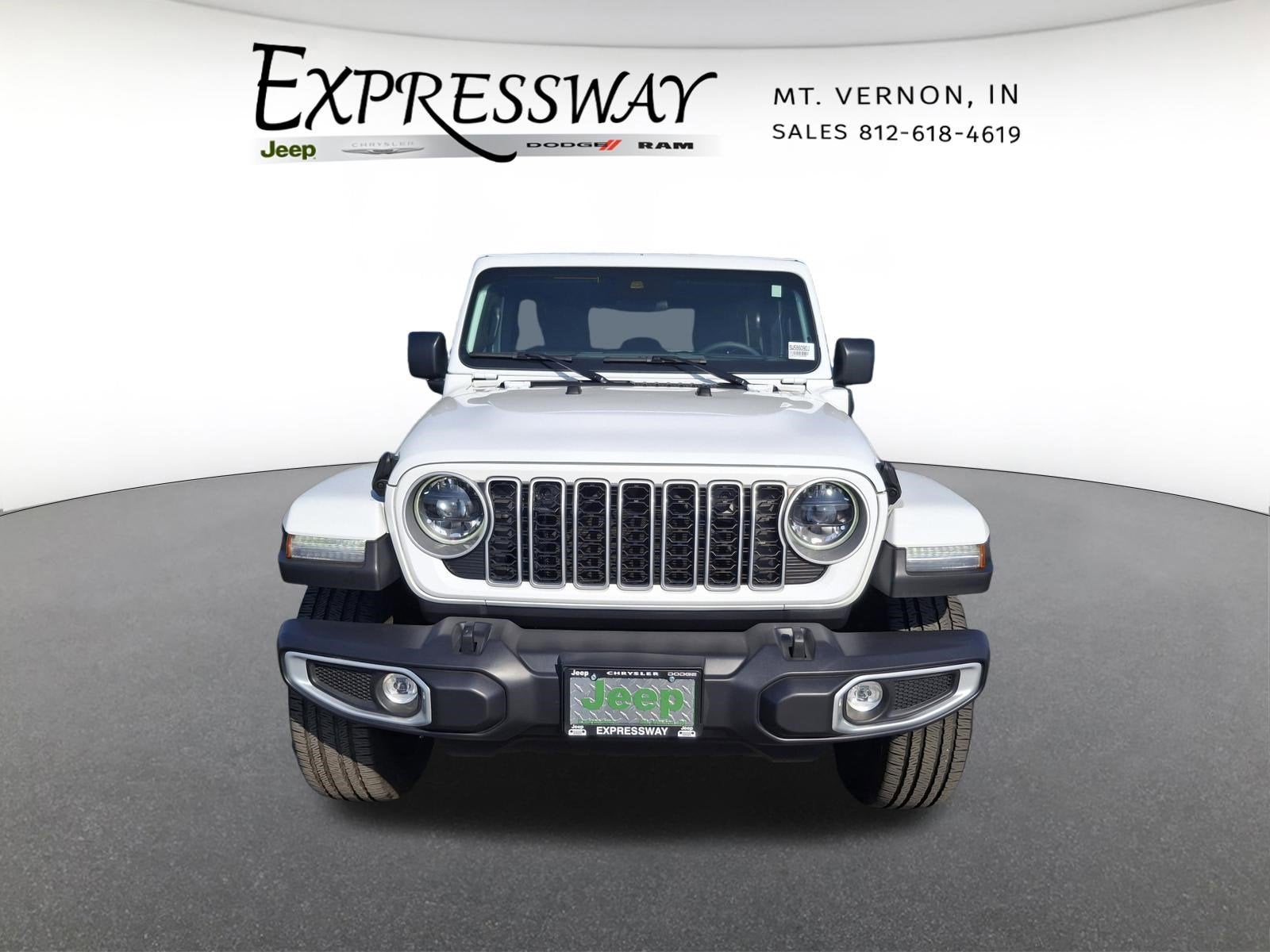 Used 2025 Jeep Wrangler 4xe Sahara 4XE with VIN 1C4RJXP67SW586090 for sale in Mount Vernon, IN