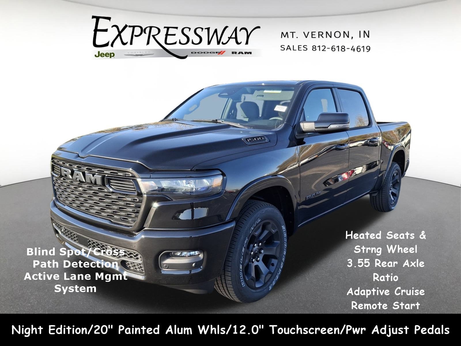 2026 RAM 1500 Big Horn 4x4 Crew Cab 5'7 Box