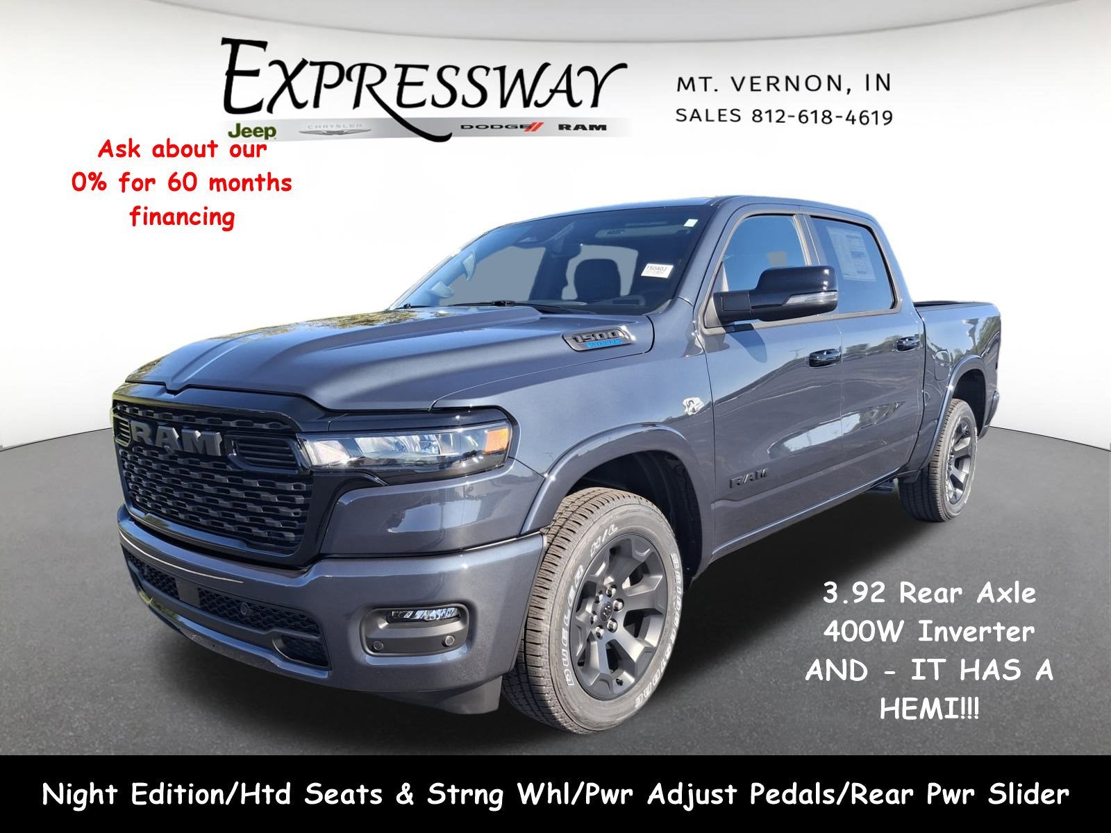 2026 RAM 1500 Big Horn 4x4 Crew Cab 5'7 Box