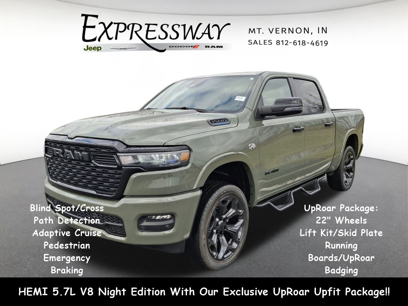 2026 RAM 1500 Big Horn 4x4 Crew Cab 5'7 Box