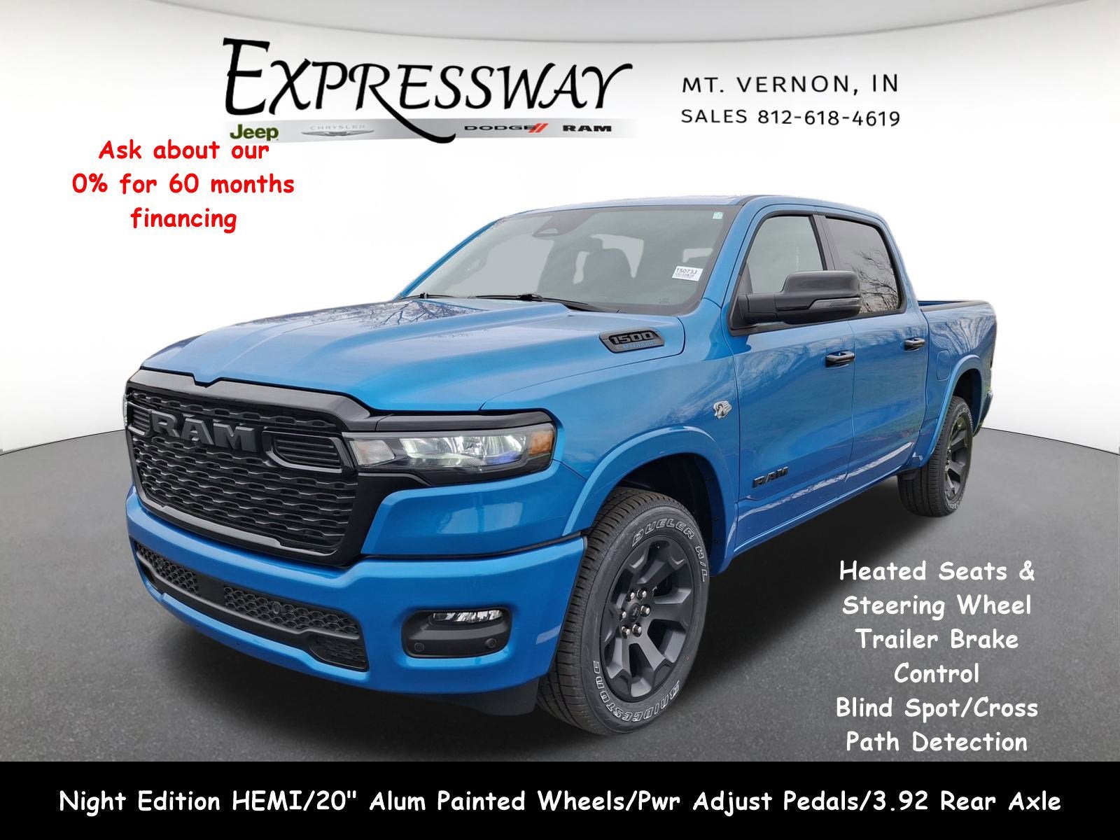 2026 RAM 1500 Big Horn 4x4 Crew Cab 5'7 Box