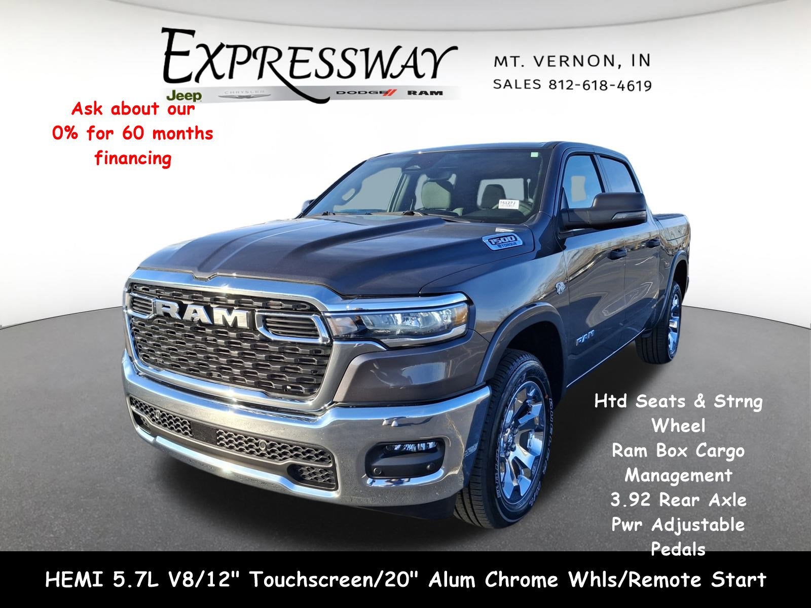 2026 RAM 1500 Big Horn 4x4 Crew Cab 5'7 Box