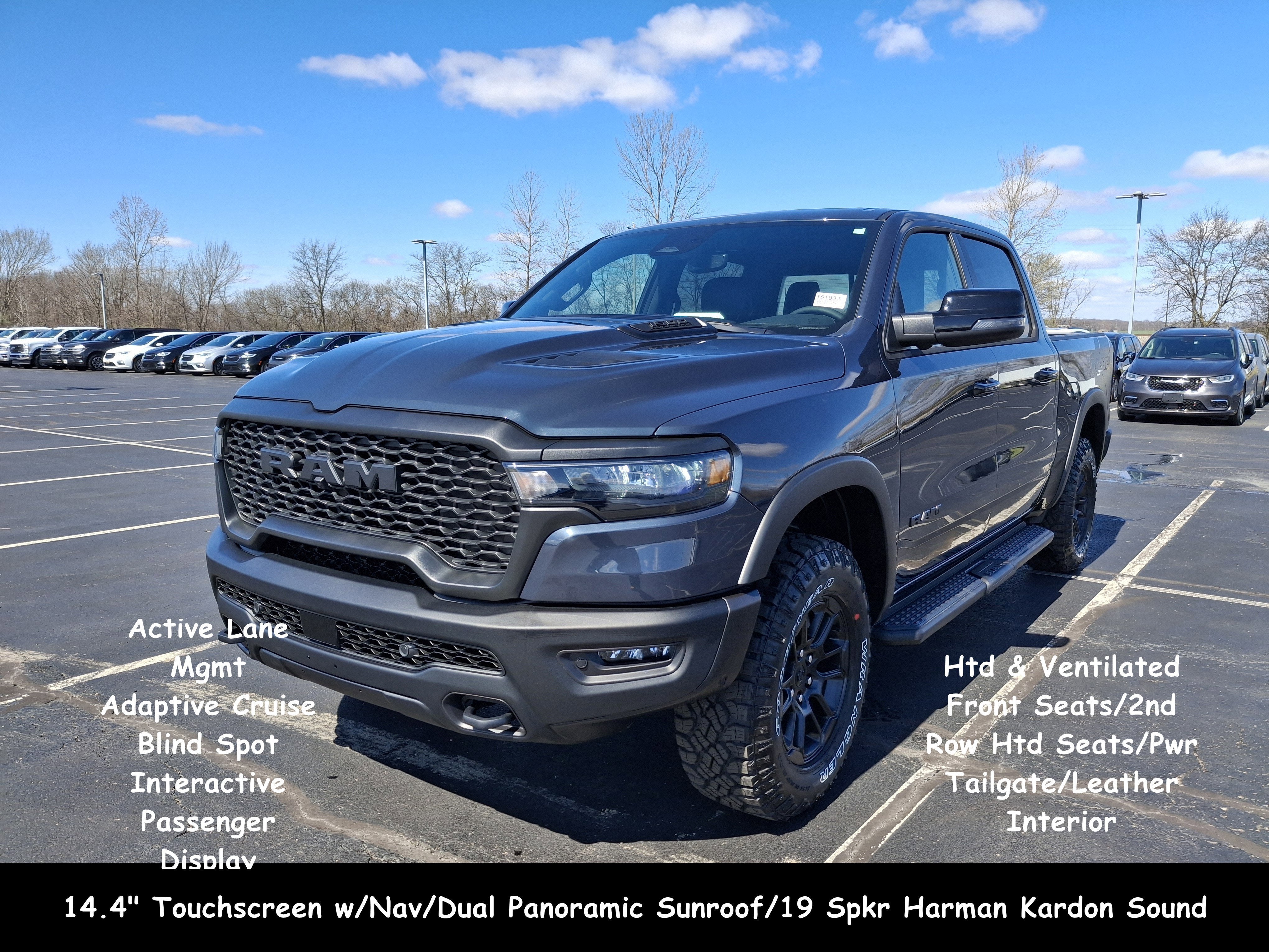 2026 RAM 1500 Rebel 4x4 Crew Cab 5'7 Box