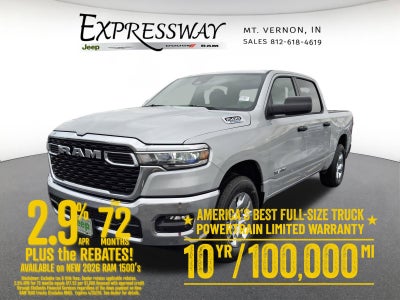 2026 RAM 1500 Big Horn 4x4 Crew Cab 5'7 Box