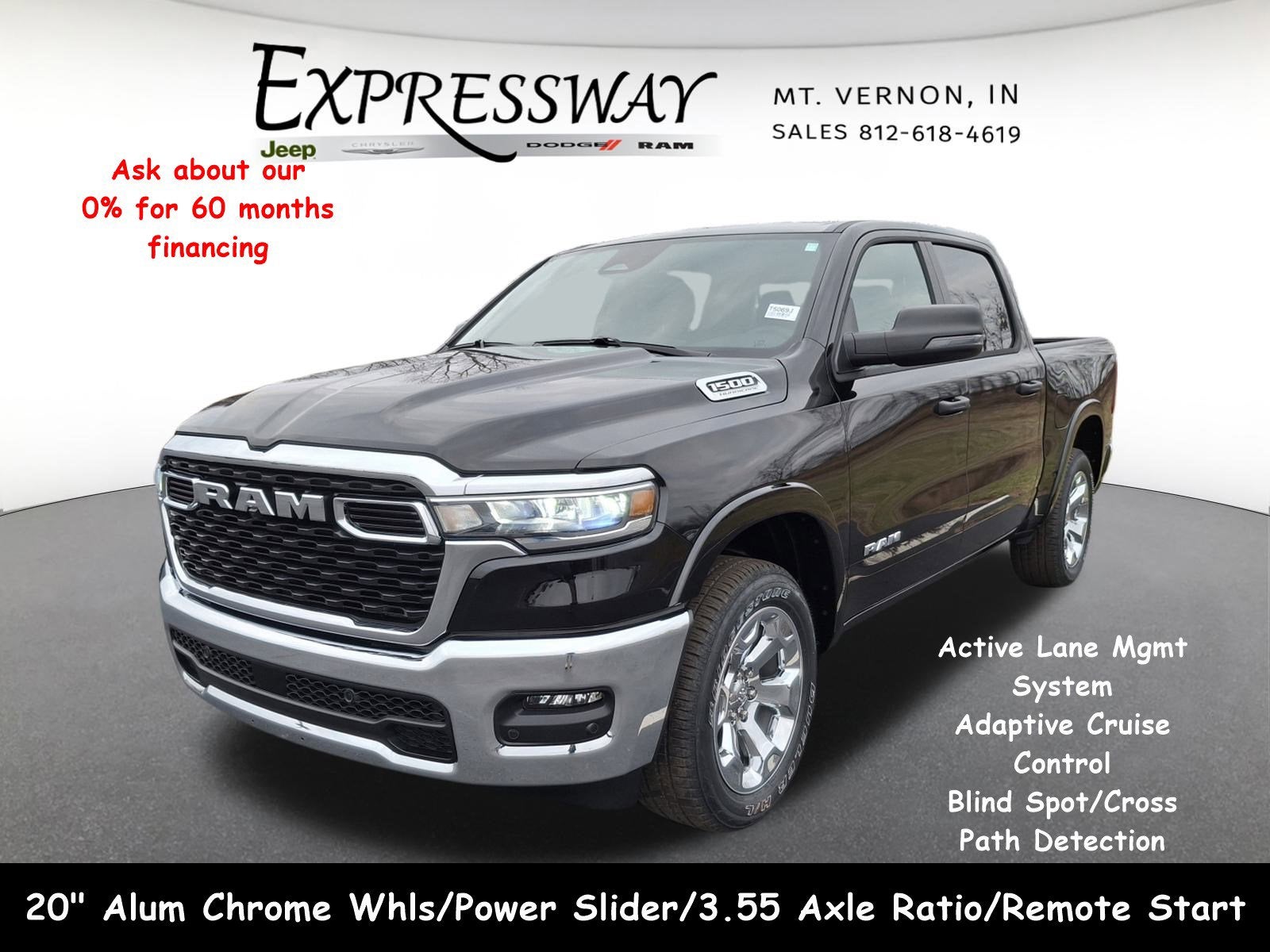 2026 RAM 1500 Big Horn 4x4 Crew Cab 5'7 Box