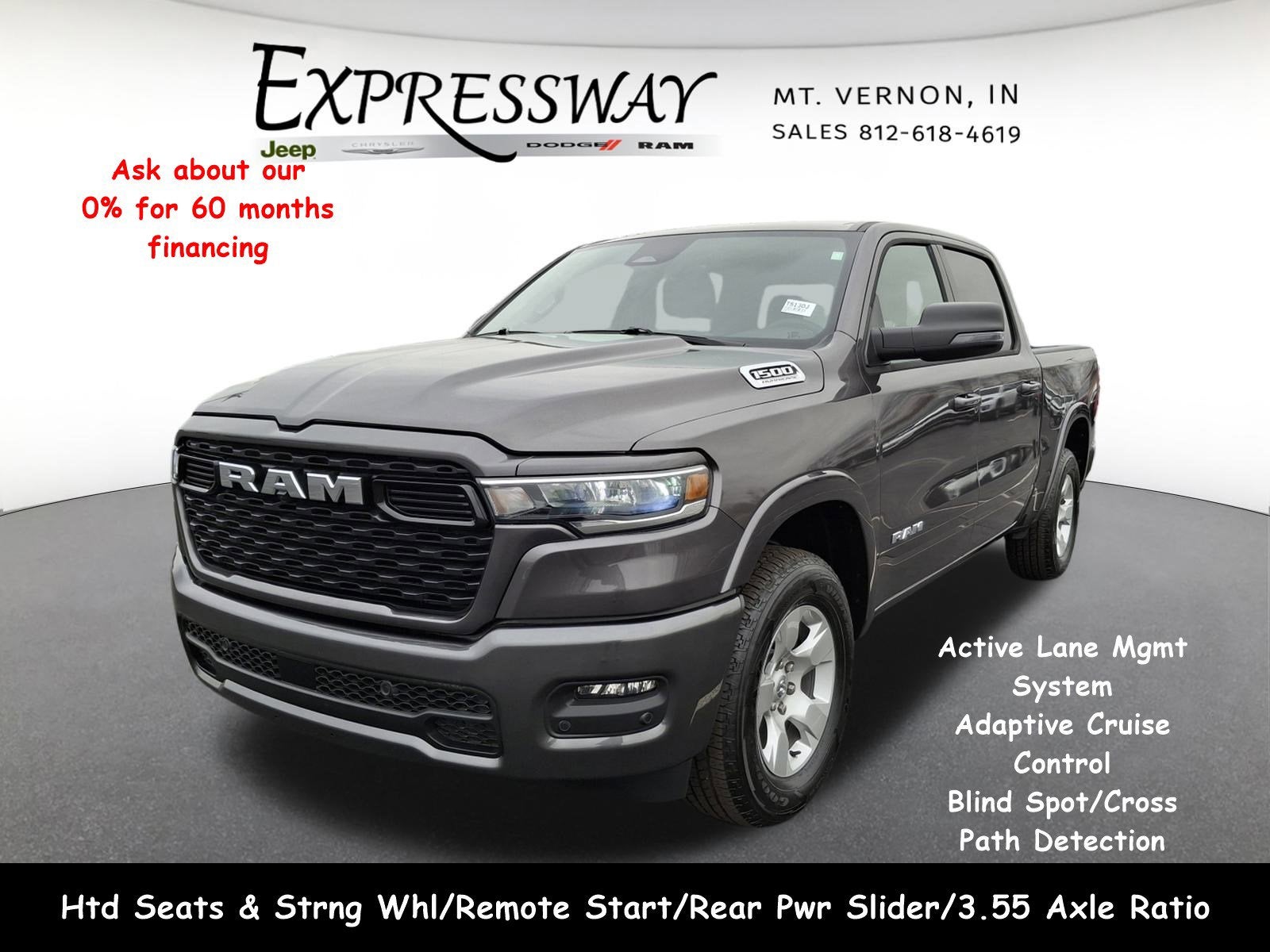 2026 RAM 1500 Big Horn 4x4 Crew Cab 5'7 Box