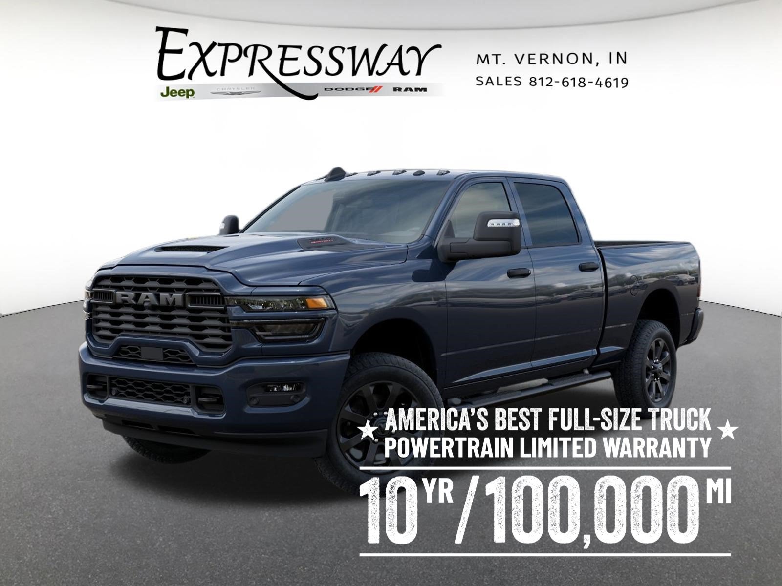 2026 RAM 2500 Black Express 4x4 Crew Cab 6'4 Box