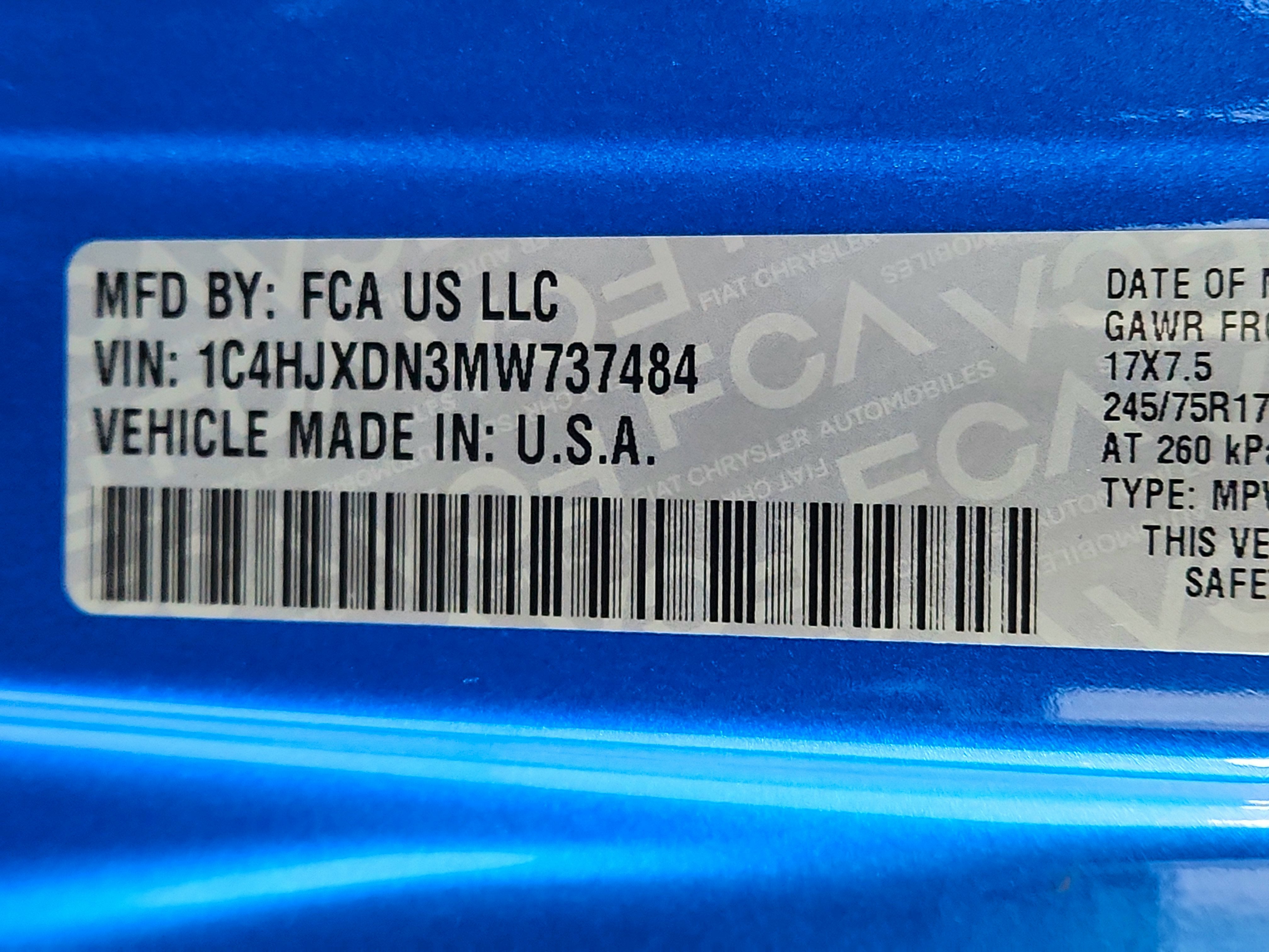 2021 Jeep Wrangler Unlimited Unlimited Sport S