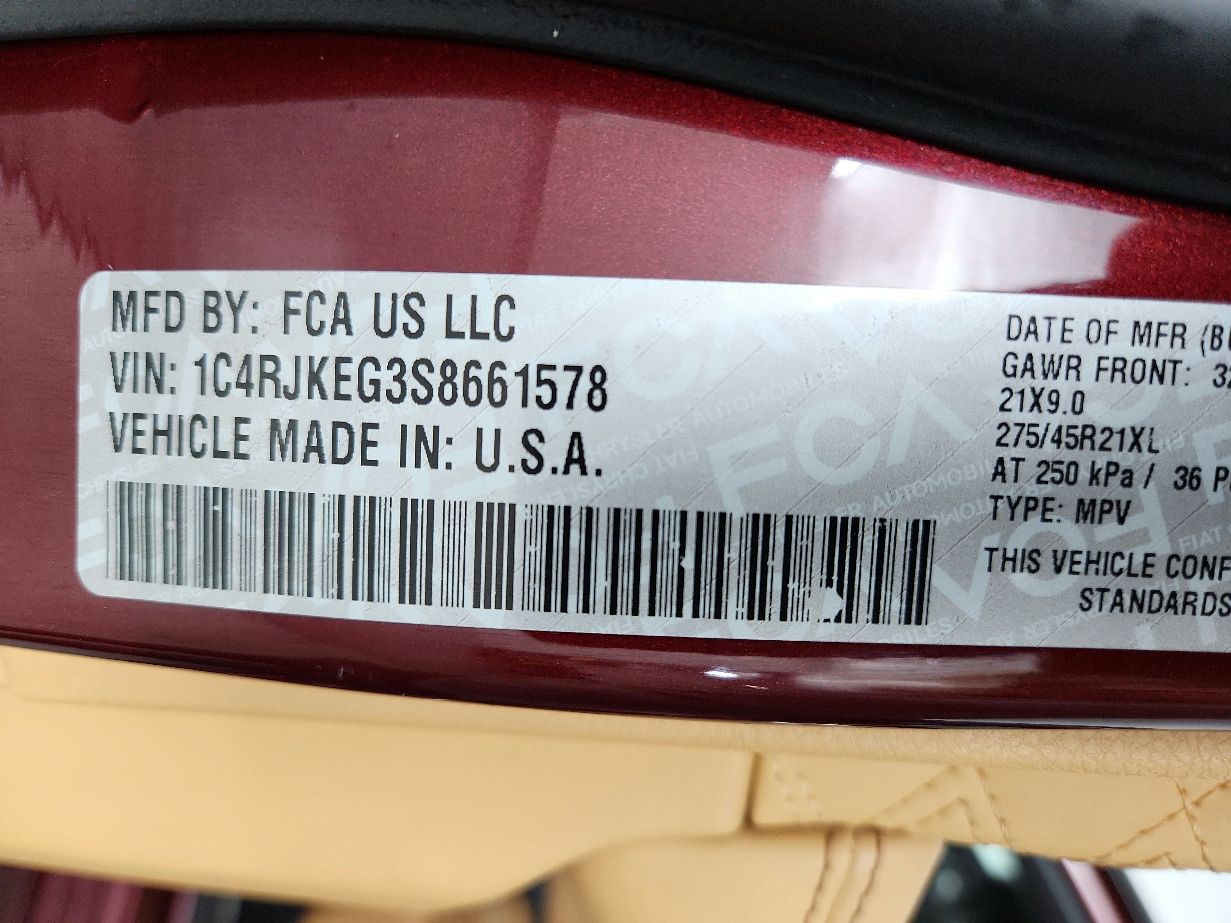 2025 Jeep Grand Cherokee L Summit Reserve