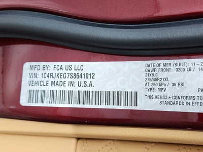 2025 Jeep Grand Cherokee L Summit Reserve