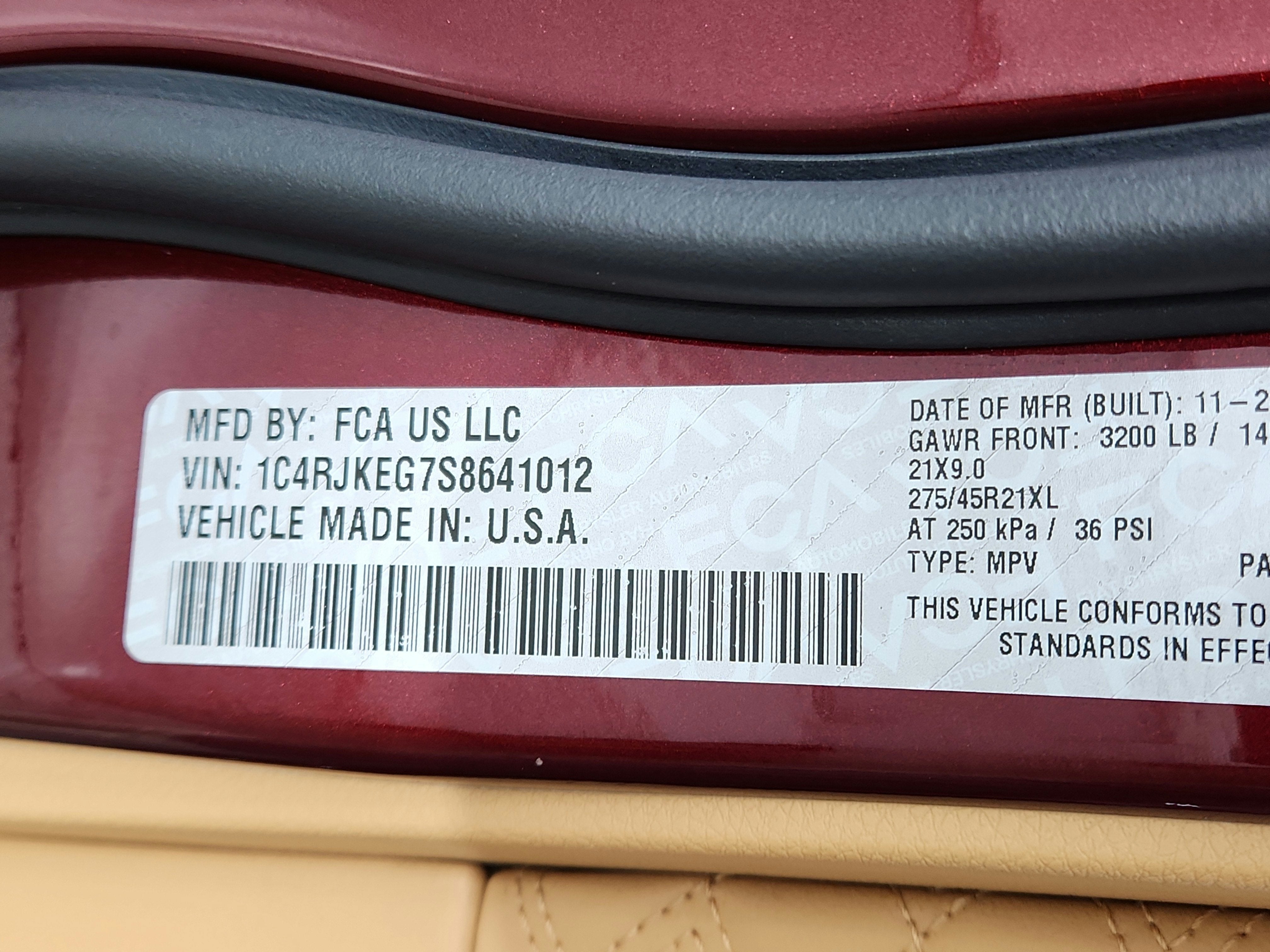 2025 Jeep Grand Cherokee L Summit Reserve