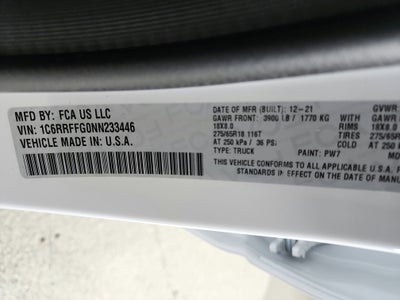 2022 RAM 1500 Big Horn