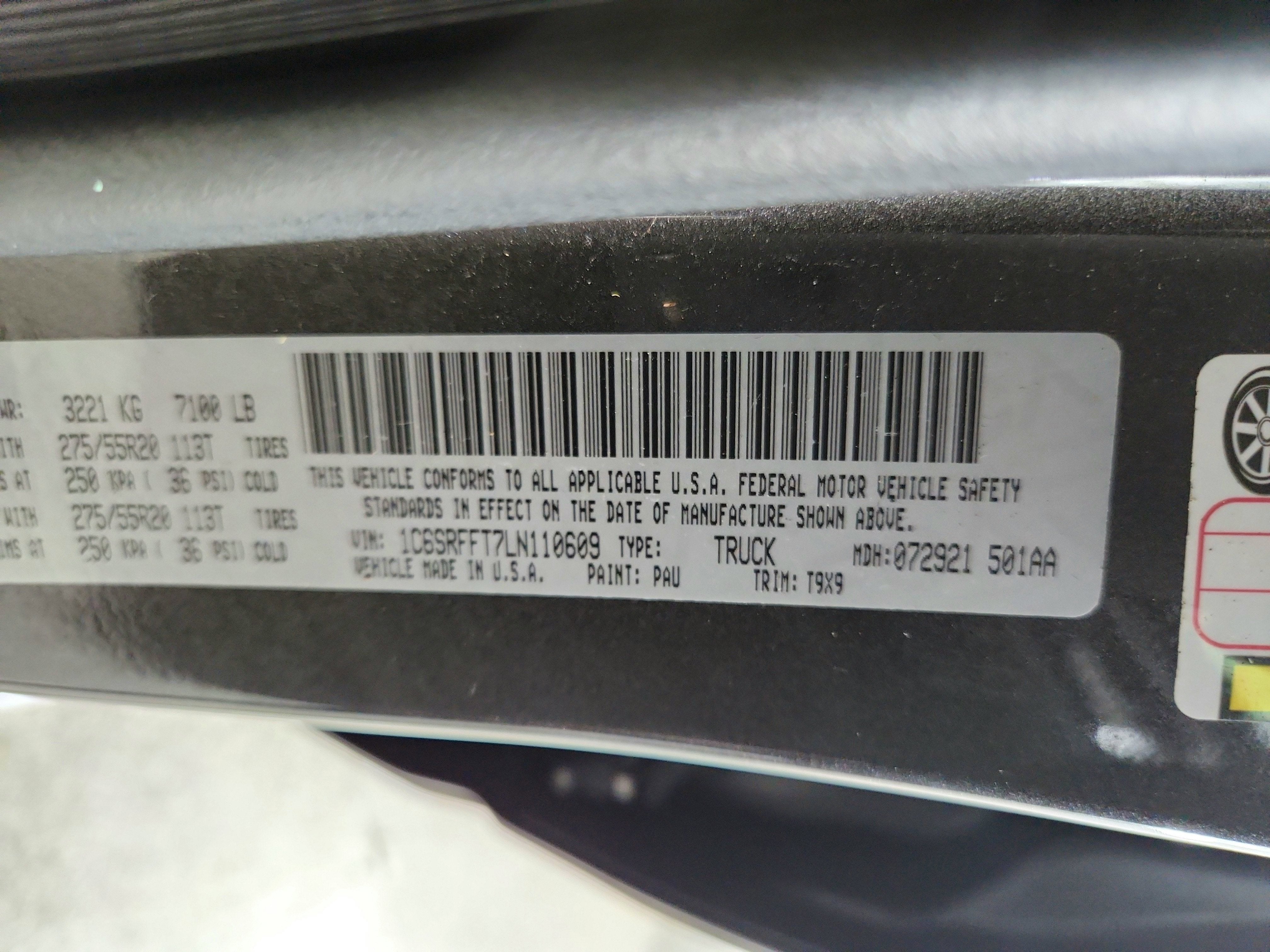 2020 RAM 1500 Big Horn