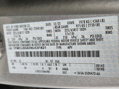 2022 Ford Escape SE