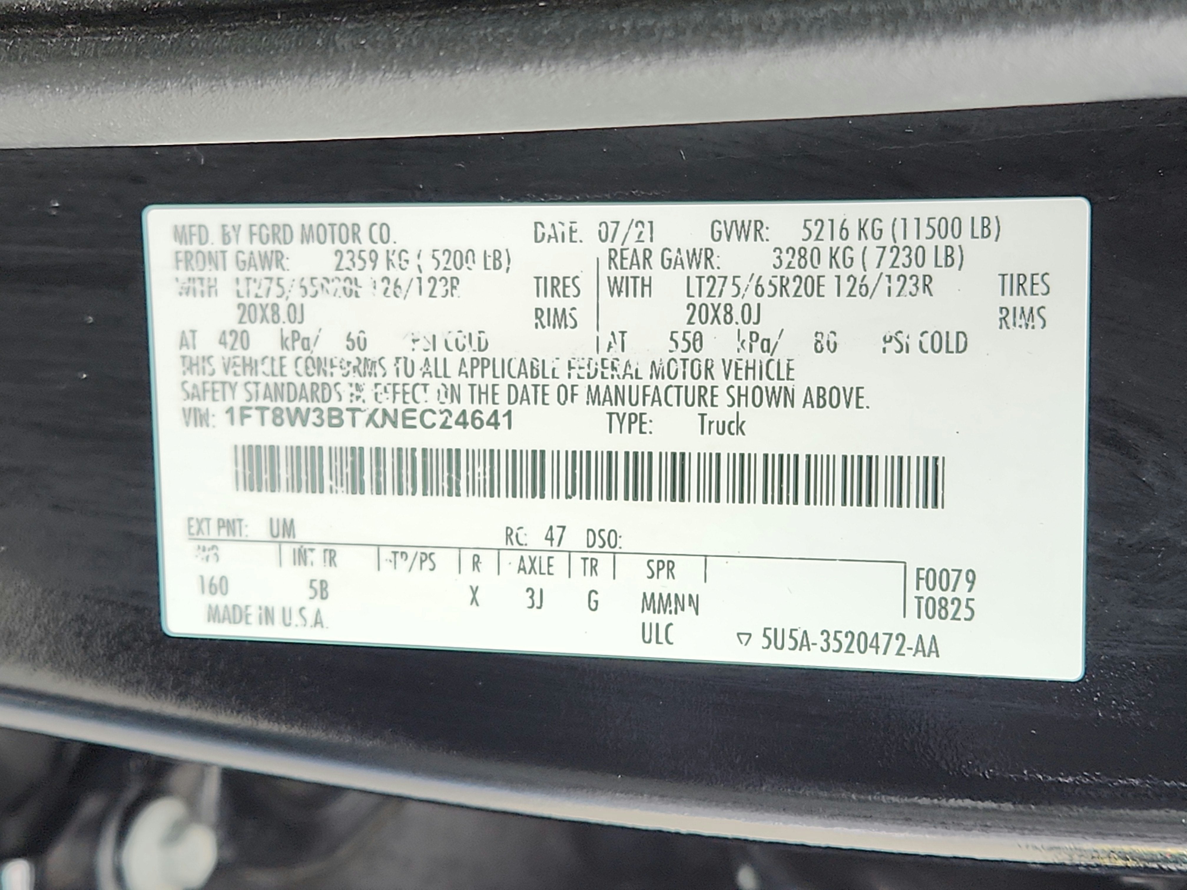 2022 Ford F-350 LARIAT 4WD Crew Cab 6.75' Box