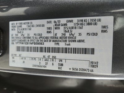 2022 Ford F-150 LARIAT