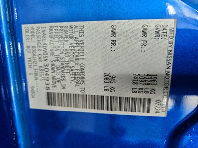 2025 Nissan Altima SV