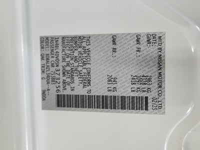 2025 Nissan Altima SV