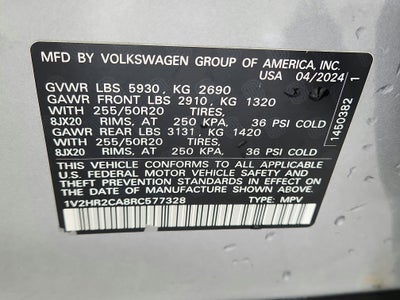 2024 Volkswagen Atlas 2.0T SE w/Technology