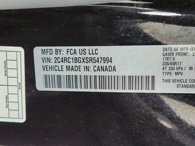 2025 Chrysler Pacifica Select