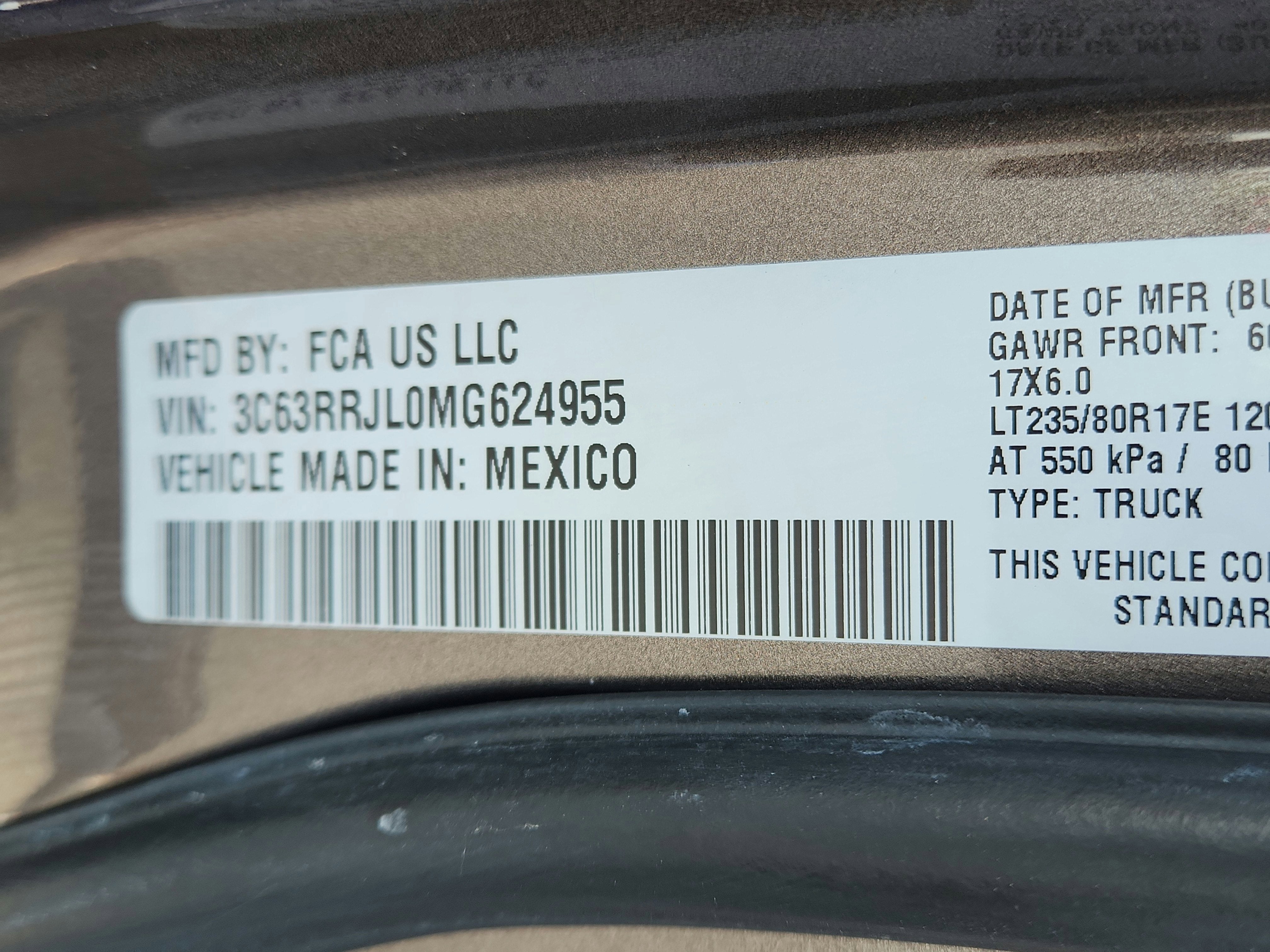 2021 RAM 3500 Laramie