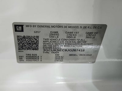 2018 Chevrolet Silverado 1500 LTZ