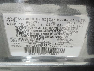 2024 Nissan Versa S