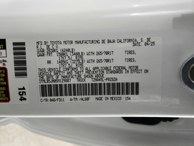 2025 Toyota Tacoma SR5