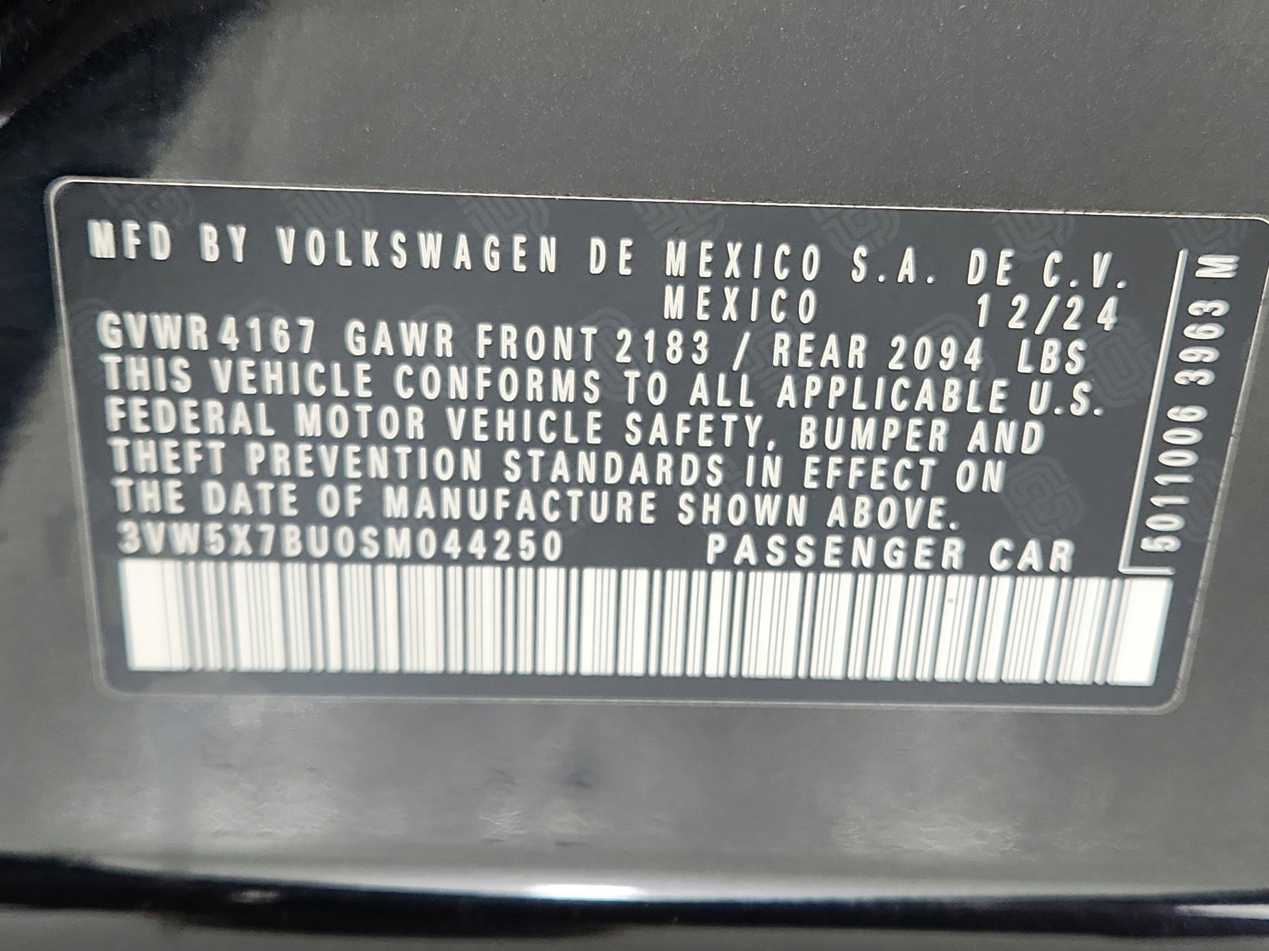 2025 Volkswagen Jetta S