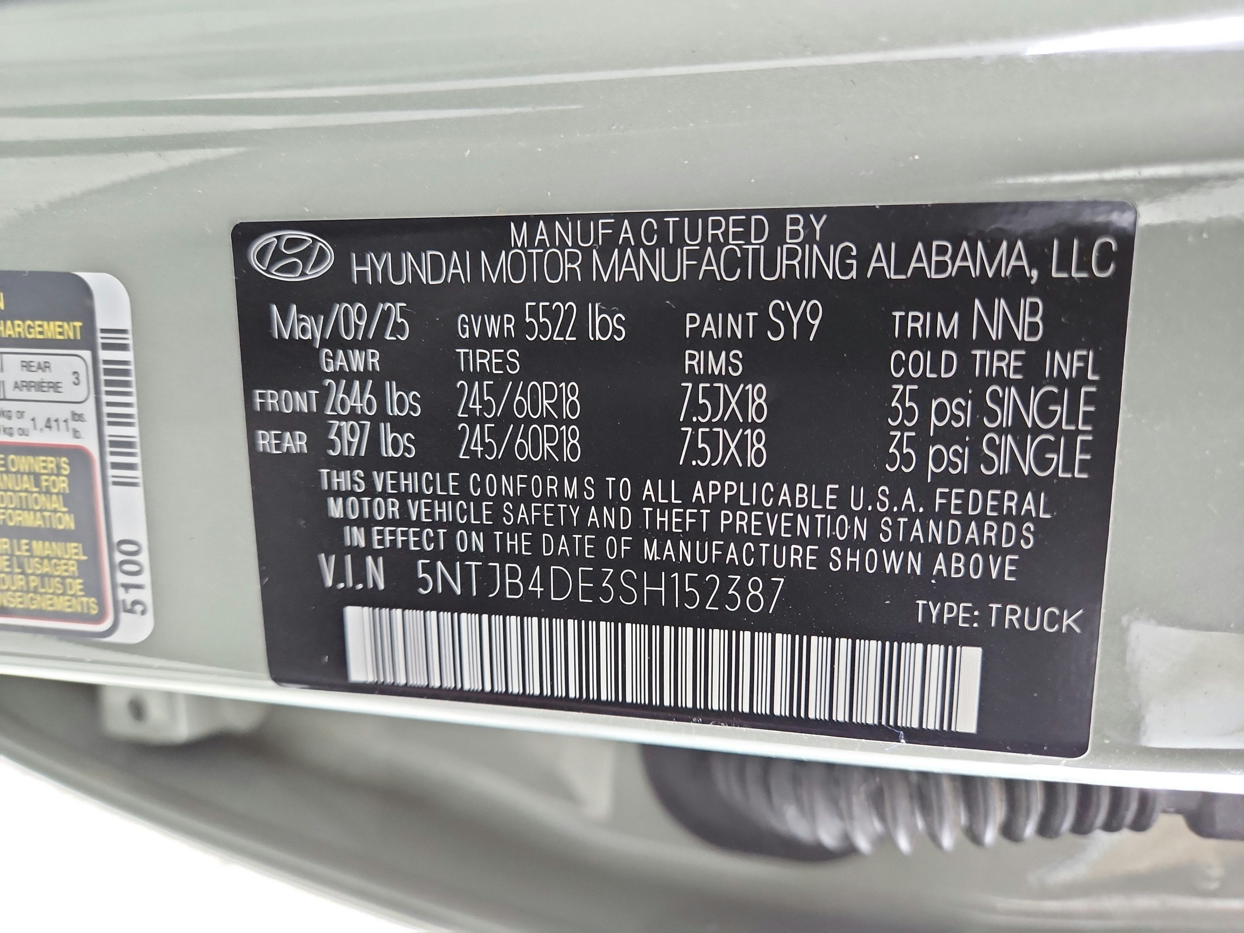 2025 Hyundai Santa Cruz SEL FWD