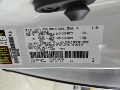 2026 Toyota Tundra Hybrid 1794 Edition Hybrid