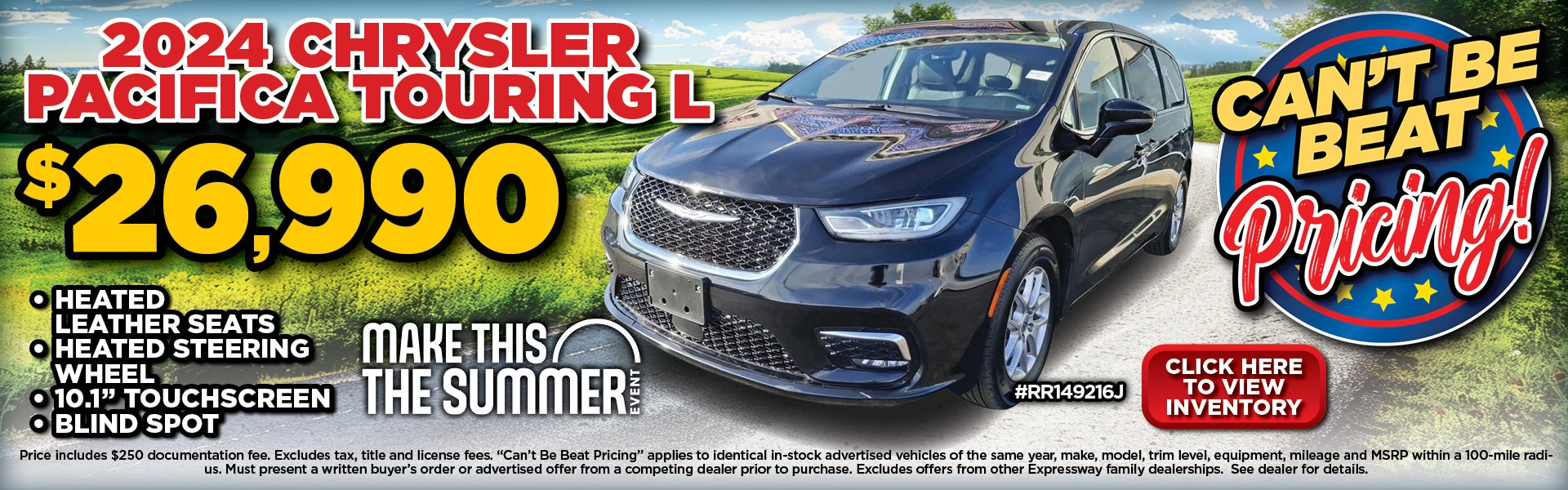 Used Pacifica feature